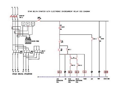 Hubungan Bintang Delta pada Motor Listrik 3 Fasa | totox's ... 1 phase reversing motor starter wiring diagram 